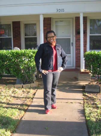 Me in front of my Momma's House