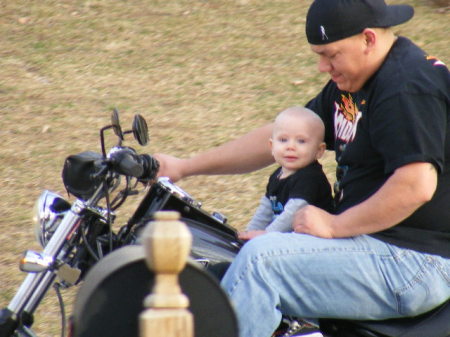 Brock's 1st ride.