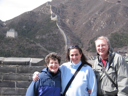 On the Great Wall of China with Head of GFS