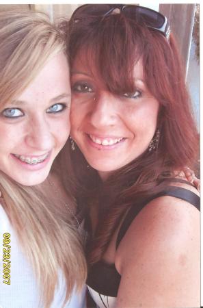 my youngest daughter Chelsey and me