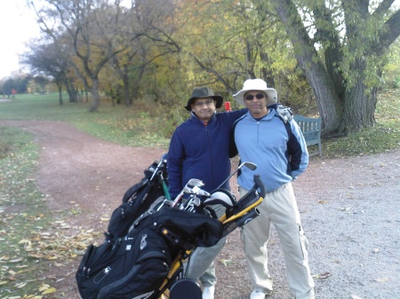 Golfing at Scary Woods with Hami