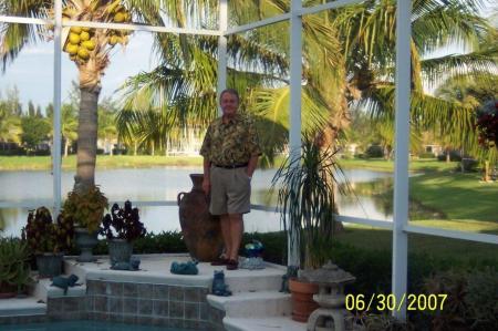Bill at home in Fort Myers, Florida