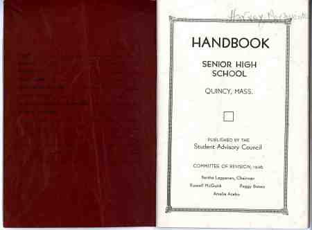 QHS Handbook 1936