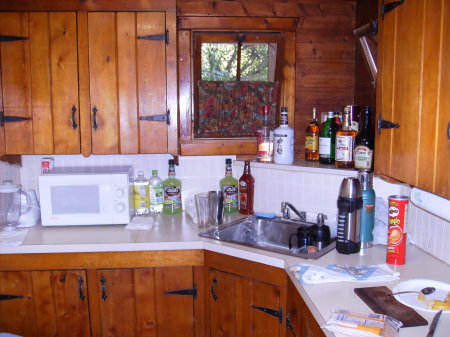 Pantry in the cabin