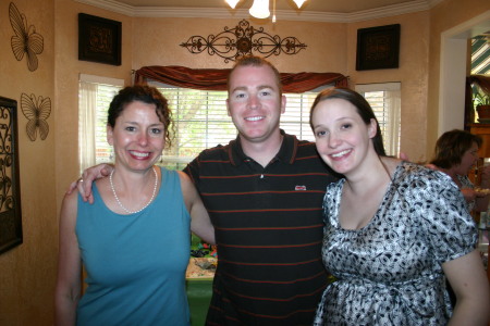 My nephew and his wife (exp.)and me. March 09