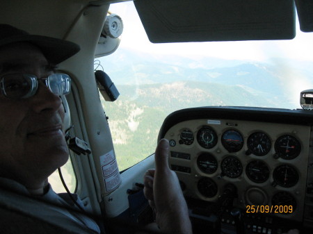 Flying over Sandpoint, Idaho