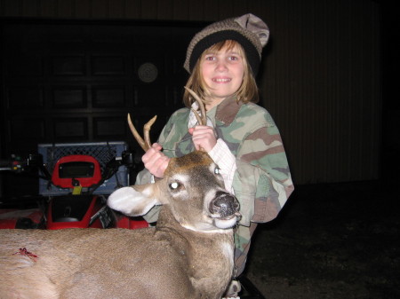 Darlena and her deer