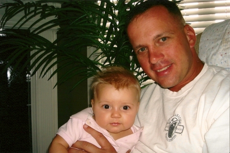 Mallory and me just before I went to Iraq. 07