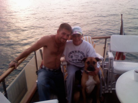 July 4th. Capt. Frank "my son" me and angel