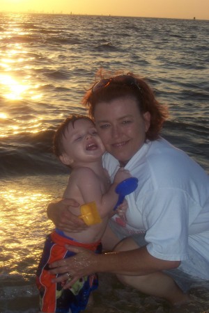 My grandson, Austin and me