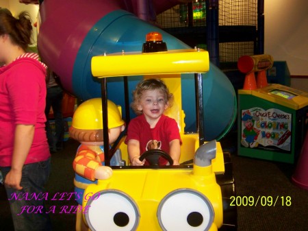 Emzah at chuckie Cheese