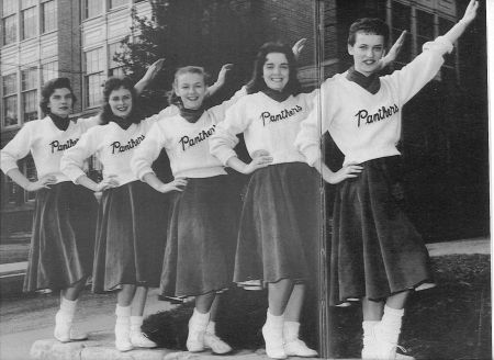 PHS Varsity Cheerleaders 1958