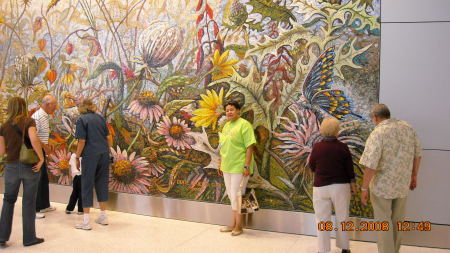 Tile Mural at the International Airport