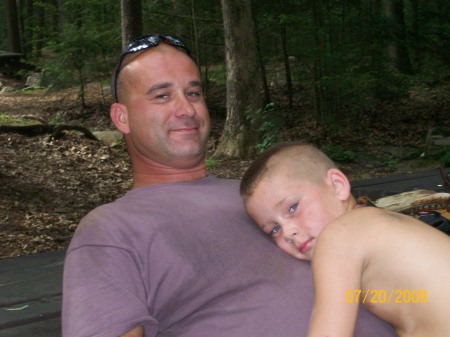 My son John Jr & Myself