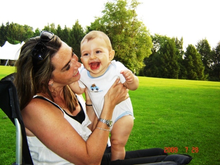 my son Michael at Tanglewood