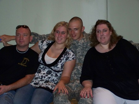 Josh with Alyssa and her parents