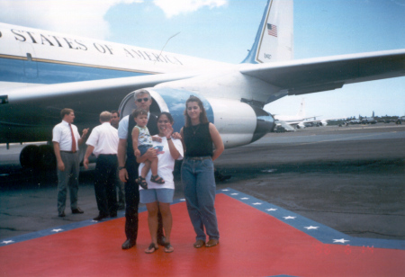 Seeing Family after Overseas Flight