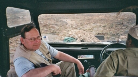 Cheetah on the Bonnet