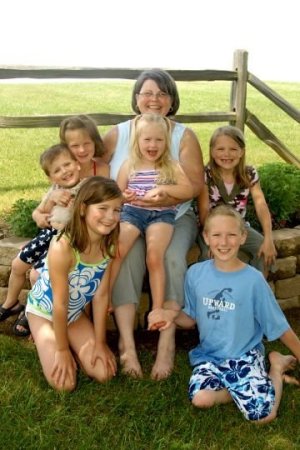 Summer 2009 with 6 of my 7 grandchildren