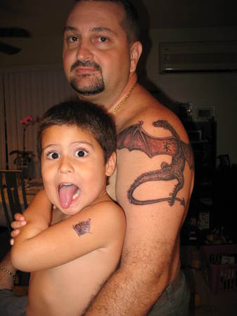 Dad and Dante new tattoos
