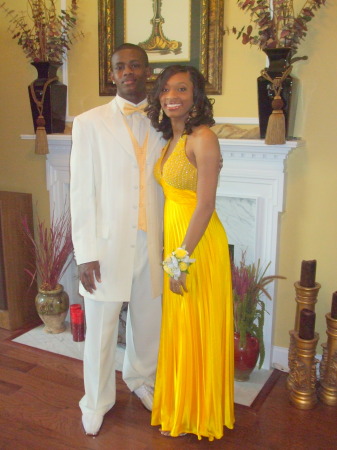 my son & prom date 4/24/09