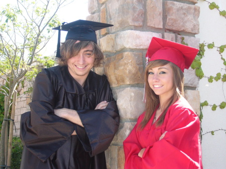 Benjamin and Gianna 09 grads