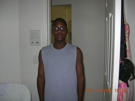 My youngest son, Darrell DeVaughn - age 15