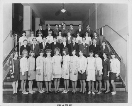 Miss Tentcherts 8th Grade Class 1967