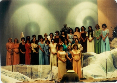 Christmas Choir Concert in 1980