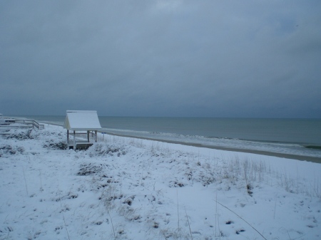 BEACH SNOW