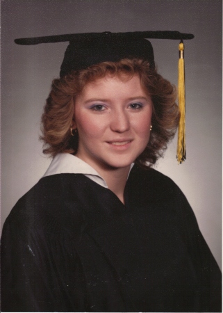 Cap & Gown Picture-Class of 1987