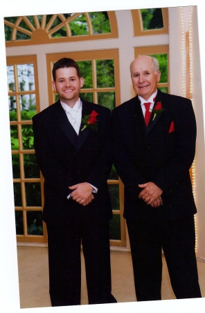 Father and Son---Joey's wedding