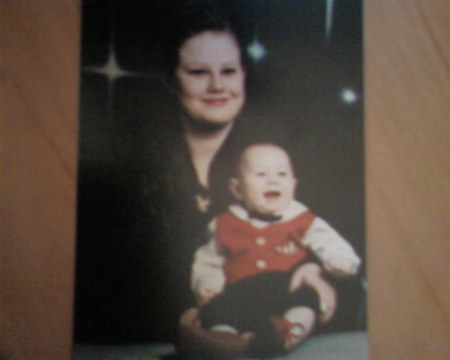 me and my son when he was 3 months old