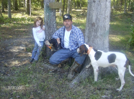 James and Opie....coonhunters