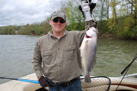 Fishing is great on the Kanawha River