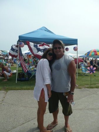 4th of July '08 with daughter Chloe