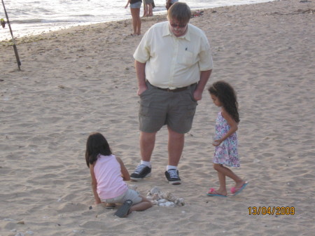 My husband, Tom and our two granddaughters