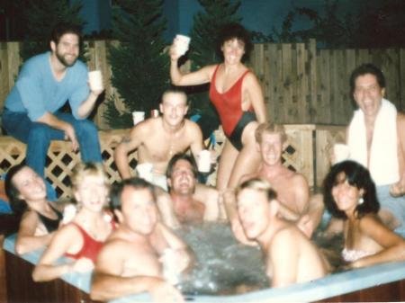 THE 80 'S  --- HOT TUB PARTIES OF COURSE ....