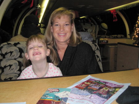 with Lindsey on the Polar Express 12/09