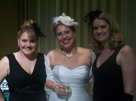 Bride with two Bridesmaids