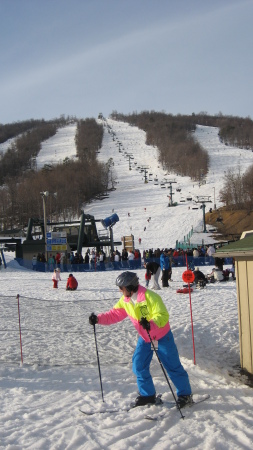 Skiing White Tail Feb. 2010