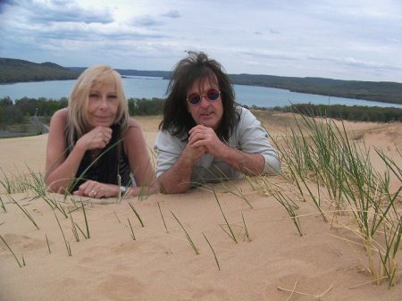 Here we are at the sand dunes of Lake Michigan
