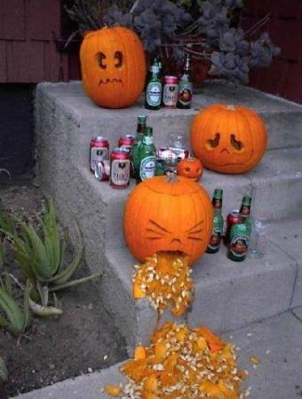 Don't let the pumpkins Drink!