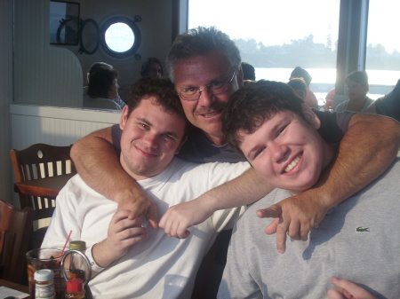 my brother Steve with his 2 sons Nick and Alex