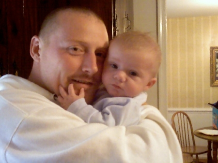 Josh (my son) and Landon (1st grandson)