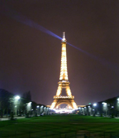 Eiffel Tower on New Year's Eve