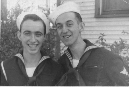 My dad and Uncle Jim Circa WW2