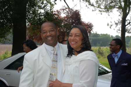 Me and Carol, My dad's home going 2008