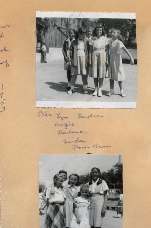 School yard  1953