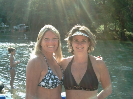 Trish and I at the river